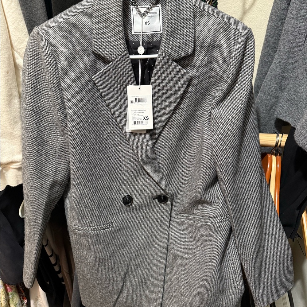 Gray Belle & Bloom Coat Blazer